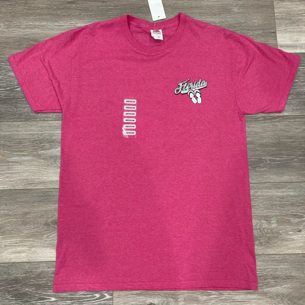 Florida Pink Short Sleeve Tee NWT Medium